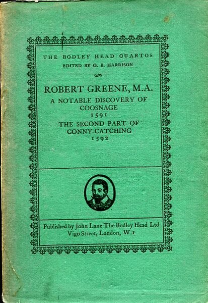 A Notable Discovery of Coosnage 1591 and the Second Part …