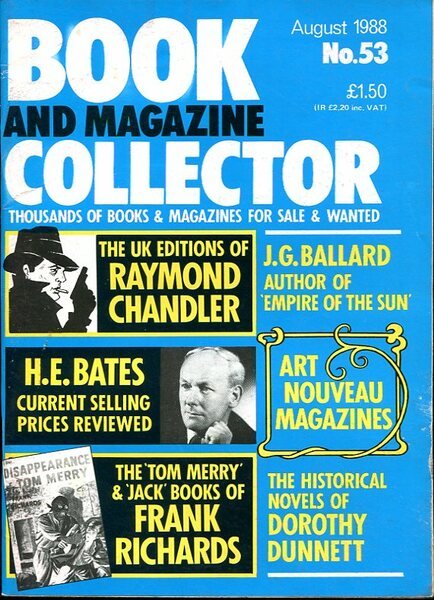 Book and Magazine Collector : No 53 August 1988