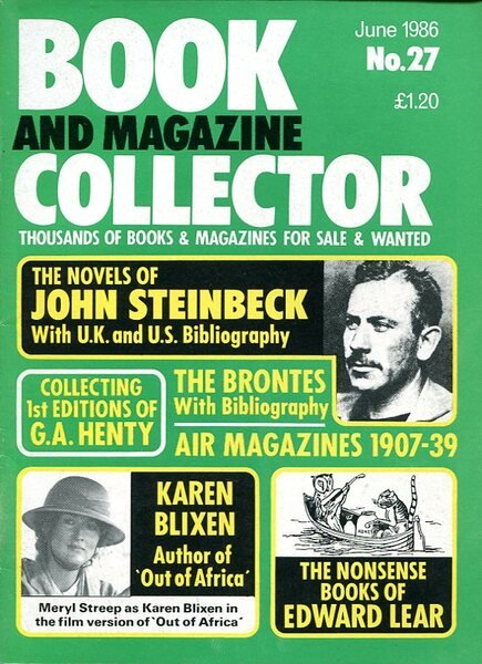 Book and Magazine Collector : No 27 June 1986