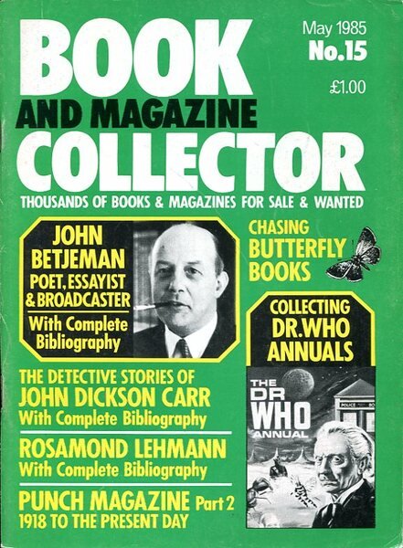 Book and Magazine Collector : No 15 May 1985