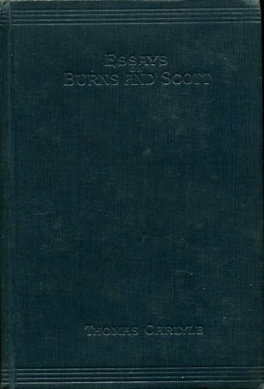 Essays on Burns and Scott
