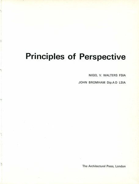 Principles of Perspective