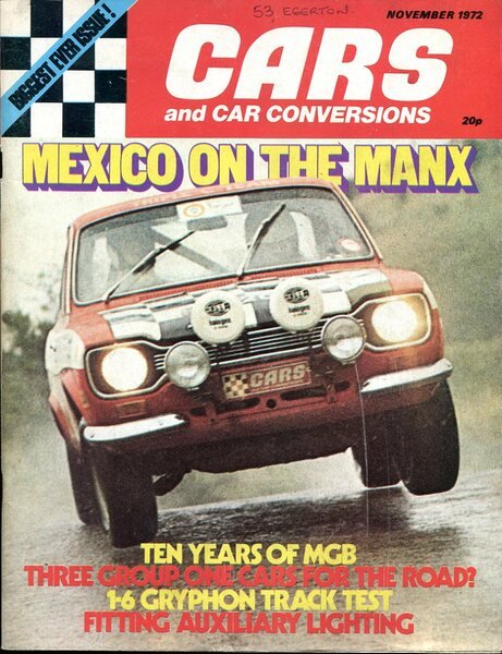 Cars and Car Conversions : November 1972