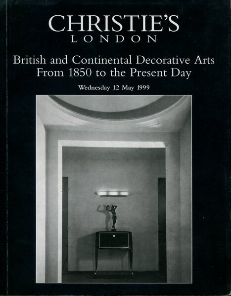 Christie's London : British and Continental Decorative Arts from 1850 …