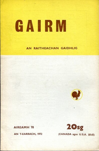 Gairm : An Raitheachan Gaidhlig : Spring 1972 - No …