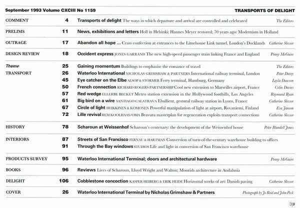 The Architectural Review No. 1159 September 1993