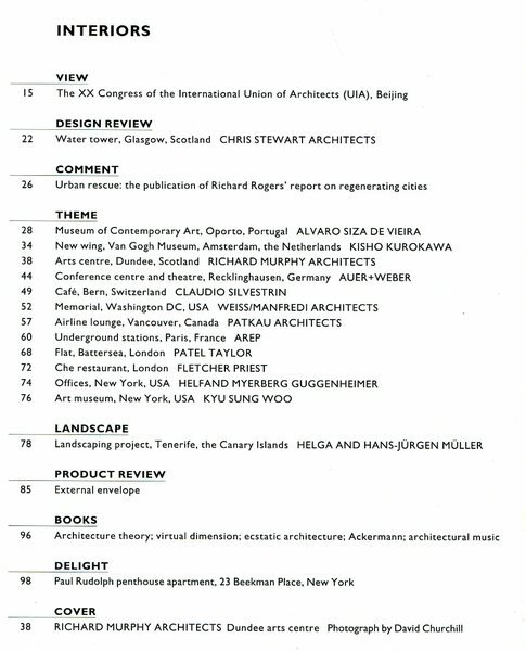 The Architectural Review No. 1230 August 1999