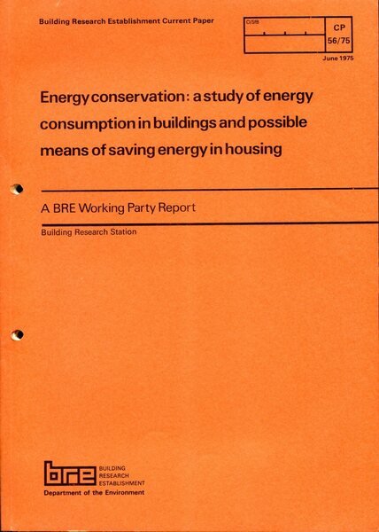 Energy Conservation: A Study of Energy Consumption in Buildings and …