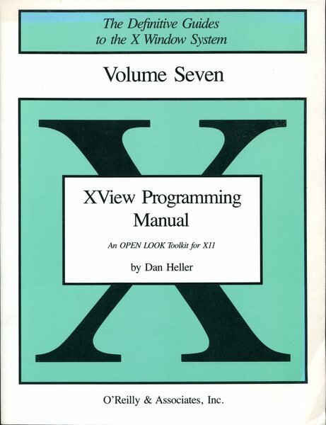 XView Programming Manual : An OPEN LOOK Toolkit for XII