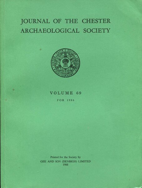 Journal of the Chester Archaeological Society : Volume 69 for …
