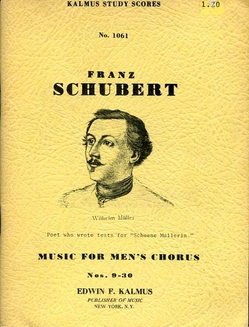 1061 Kalmus Study Scores : Franz Schubert : Music for … | Immagine Gallery 1