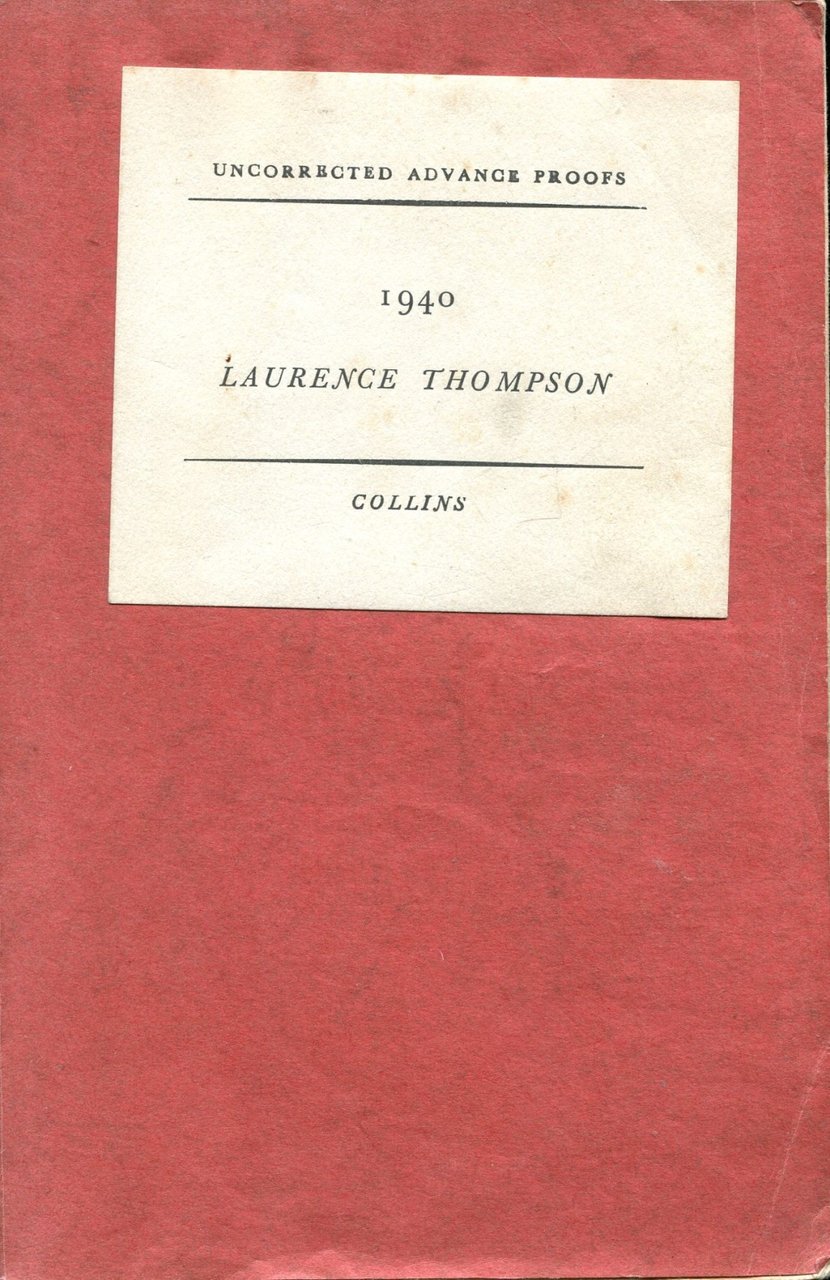 1940: Year of Legend, Year of History | Immagine principale