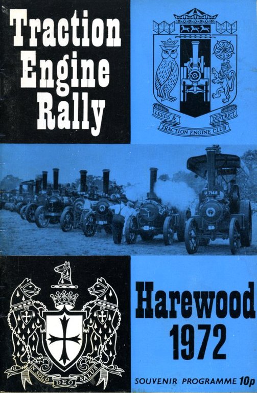9th Traction Engine Rally : Harewood 1972 : Souvenir Programme | Immagine Gallery 2