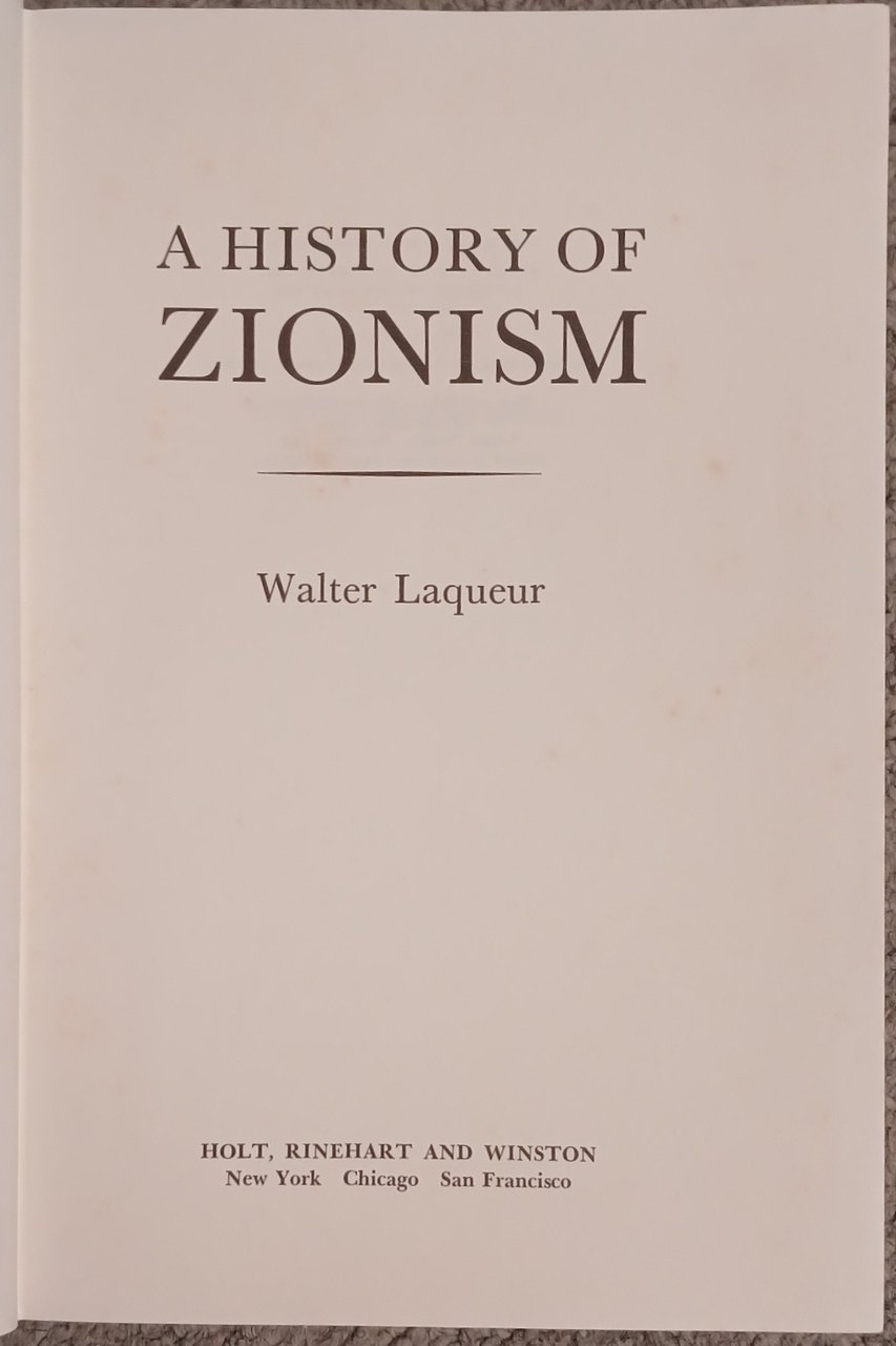 A History of Zionism | Immagine principale