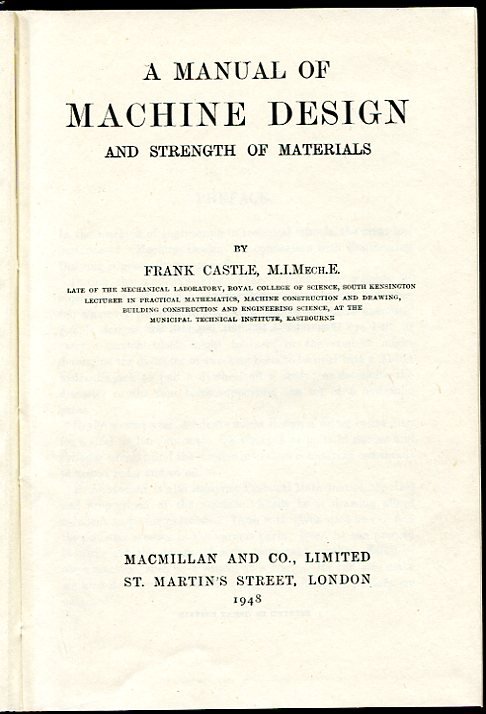 A Manual of Machine Design and Strength of Materials | Immagine Gallery 2