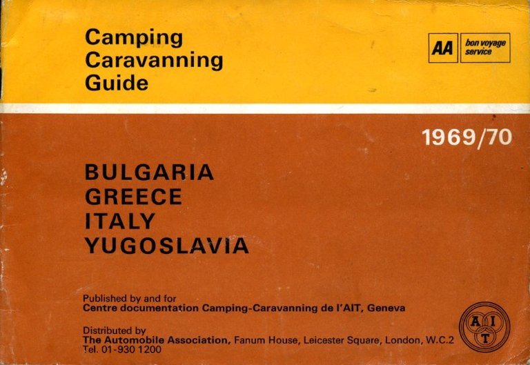 AA Camping Caravanning Guide : Bulgaria, Greece, Italy and Yogoslavia | Immagine Gallery 2