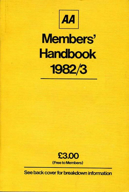 AA Members Handbook 1982/83 | Immagine Gallery 2
