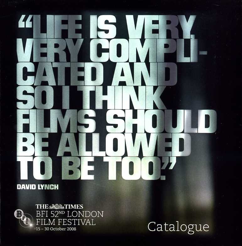 BFI 52nd London Film Festival : Catalogue | Immagine principale