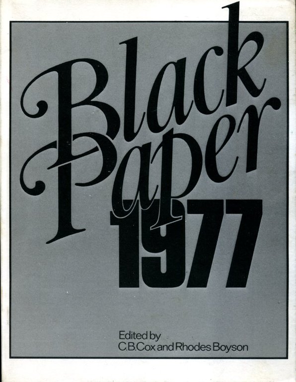 Black Paper, 1977 (Signed By Author) | Immagine Gallery 2