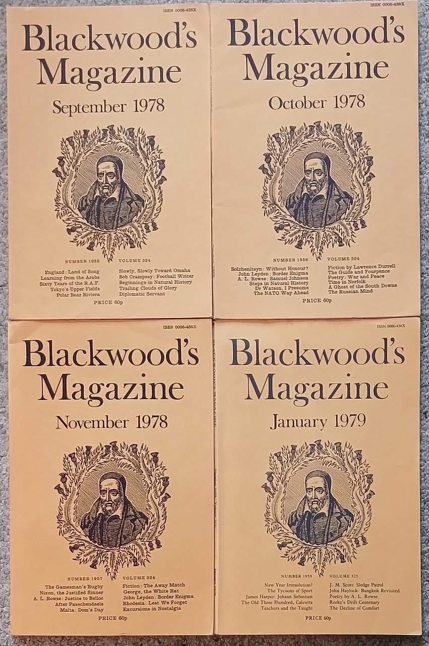 Blackwood's Magazine 1978/9 : Four Issues | Immagine principale