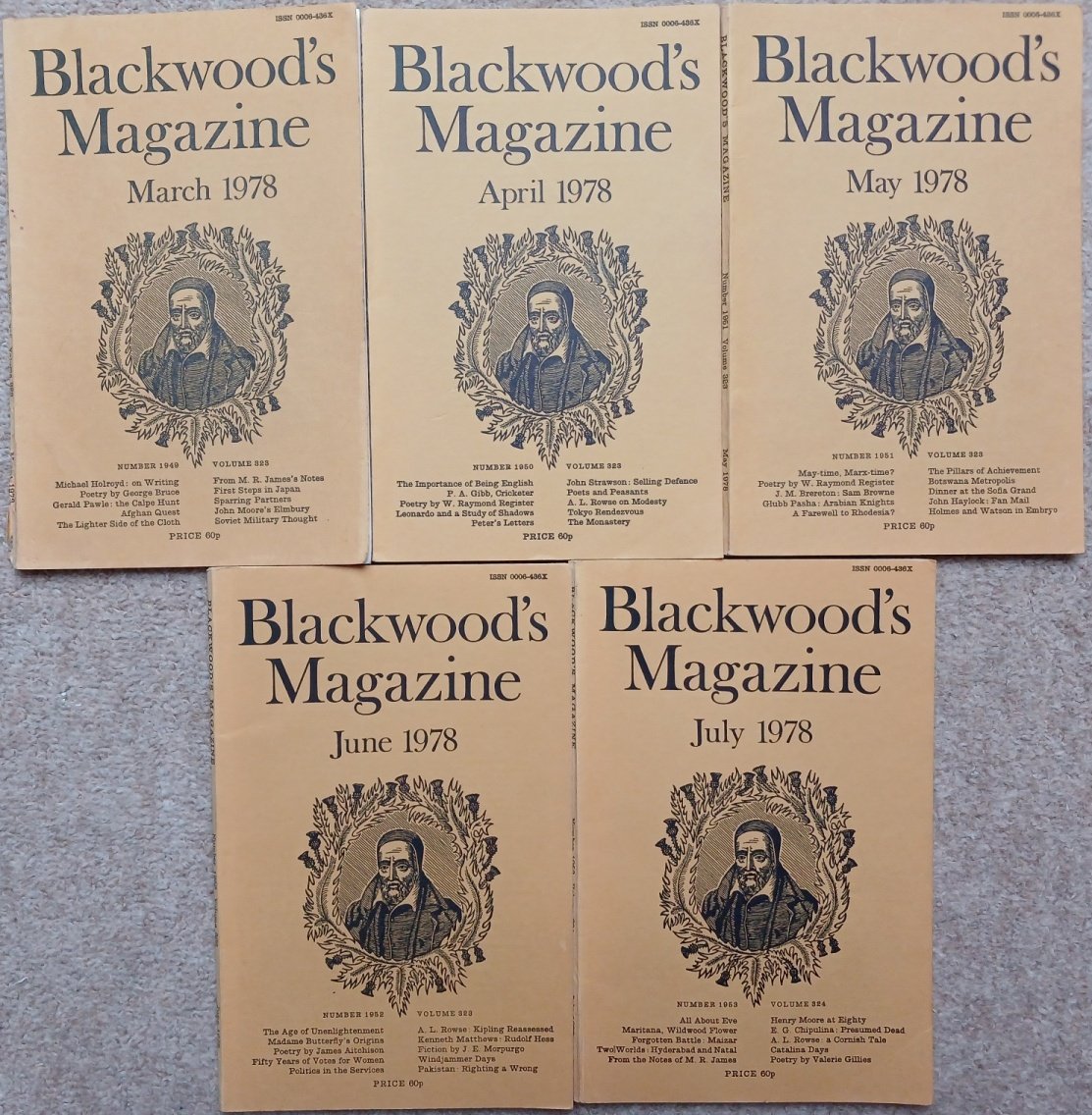 Blackwood's Magazine 1978 : Five Issues | Immagine principale