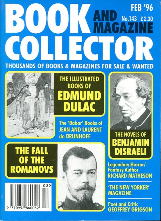 Book and Magazine Collector : No 143 Feb 1996 | Immagine Gallery 2