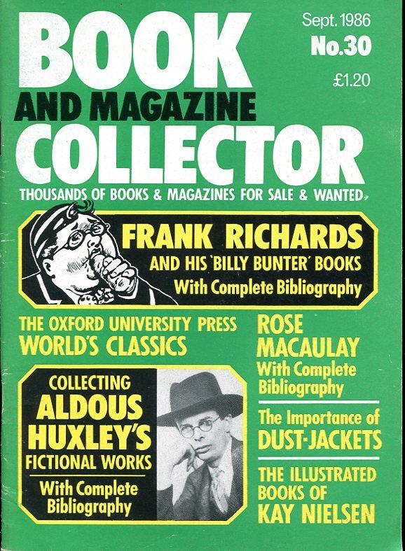 Book and Magazine Collector : No 30 September 1986 | Immagine principale