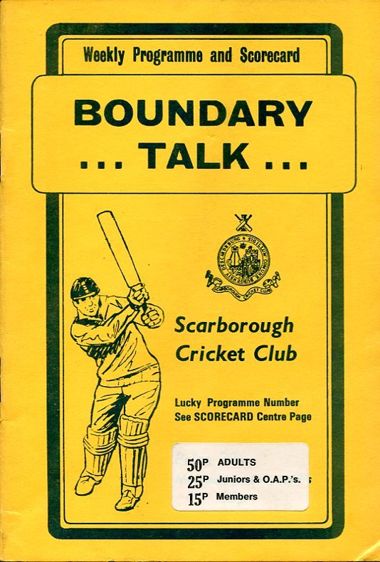 Boundary Talk : Scarborough Cricket Club | Immagine principale