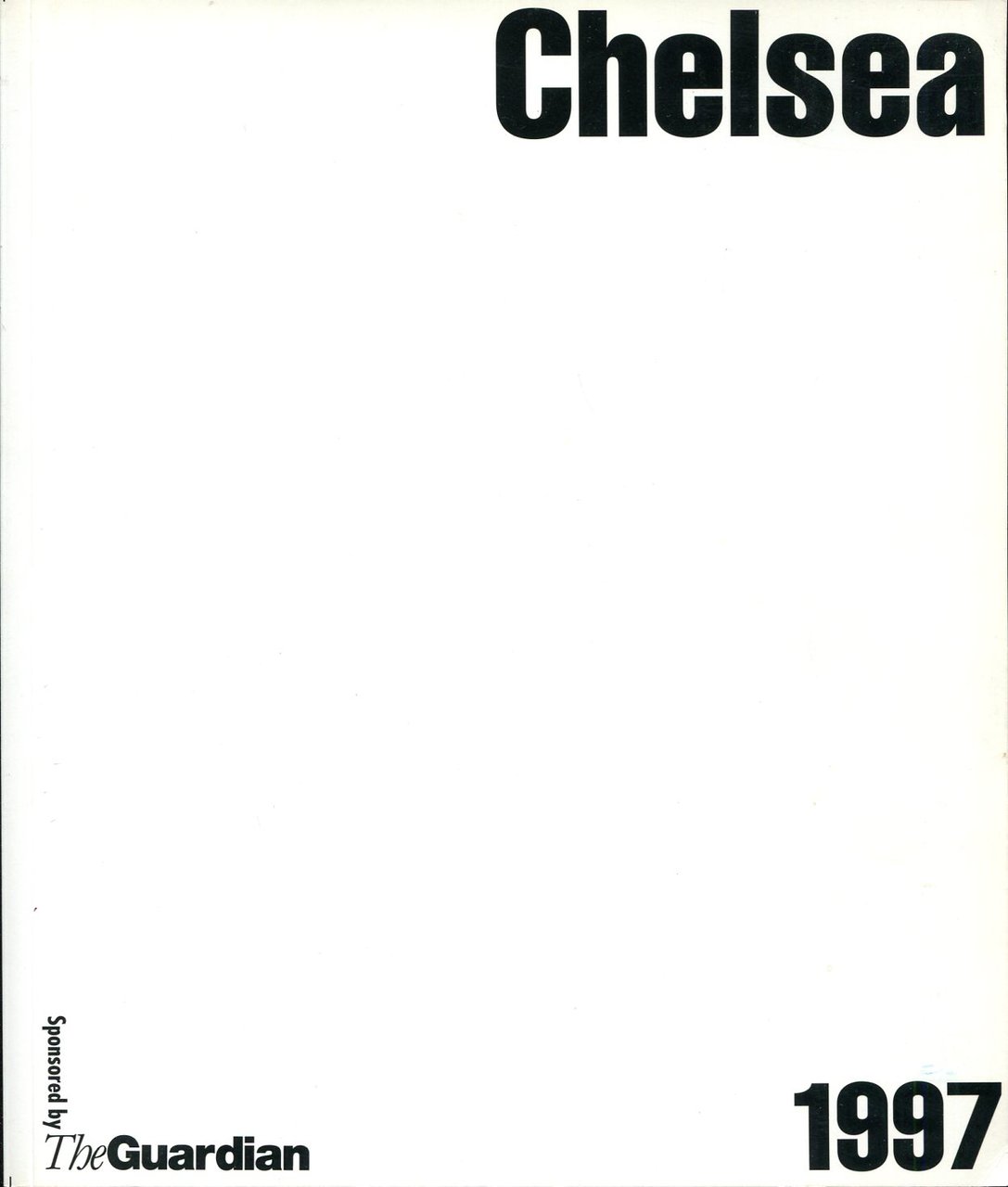 Chelsea College of Art and Design Degree Exhibition 1997 | Immagine principale
