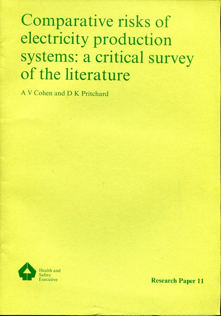 Comparative Risks of Electricity Production Systems: A Critical Survey of … | Immagine principale
