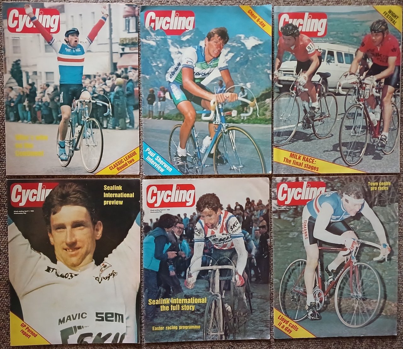 Cycling (magazine) 1984 : 6 Copies | Immagine principale