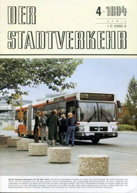 Der Stadtverkehr : April 1984 No 4 | Immagine Gallery 2