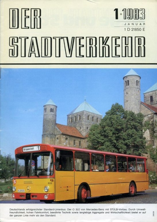 Der Stadtverkehr : Januar 1983 No 1 | Immagine Gallery 2