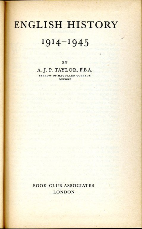 English History 1914-1945 | Immagine Gallery 2