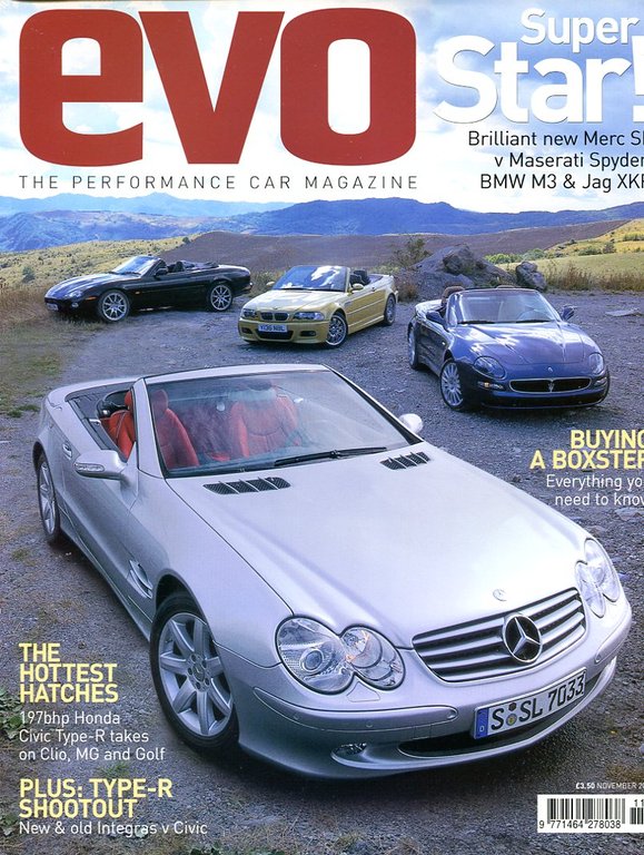 EVO Magazine November 2001 : Number 37 | Immagine Gallery 2