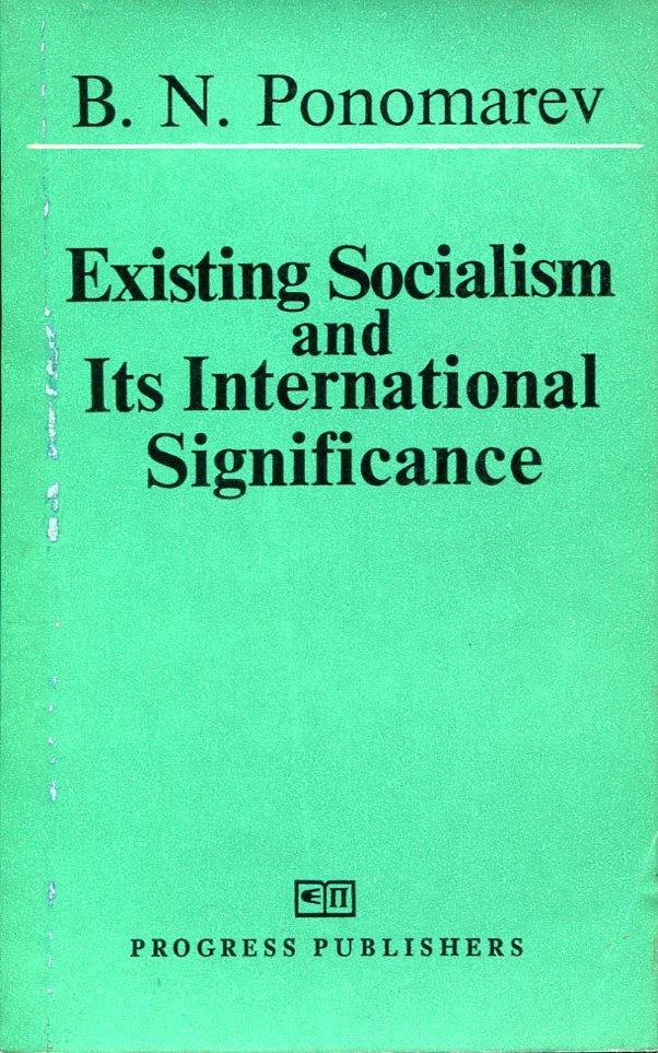 Existing Socialism and Its International Significance | Immagine principale
