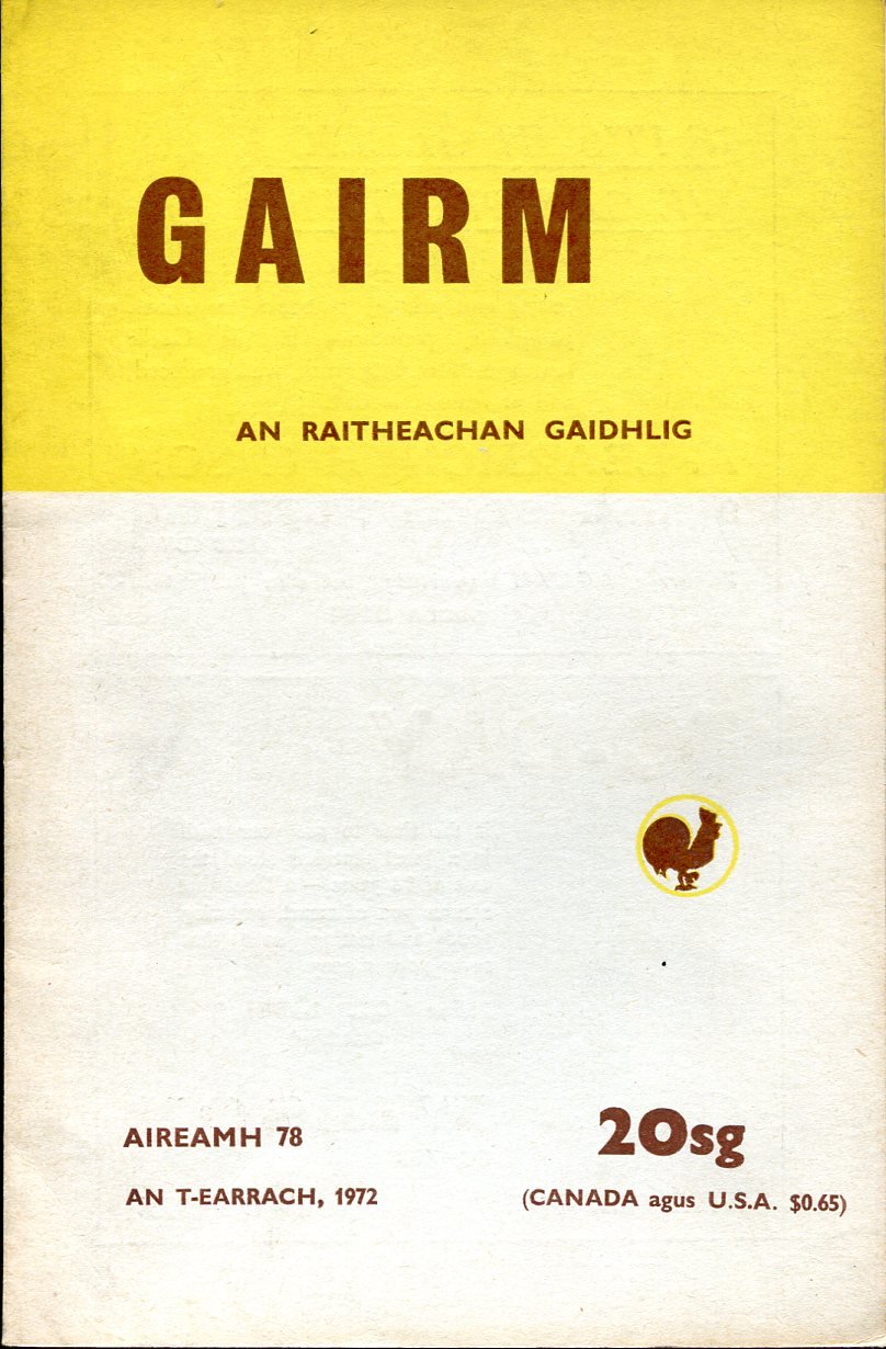 Gairm : An Raitheachan Gaidhlig : Spring 1972 - No … | Immagine principale
