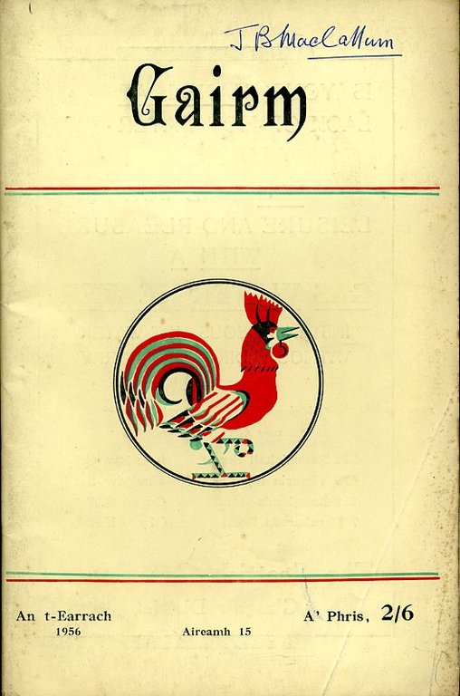 Gairm : Spring 1956 - No 15 | Immagine Gallery 2