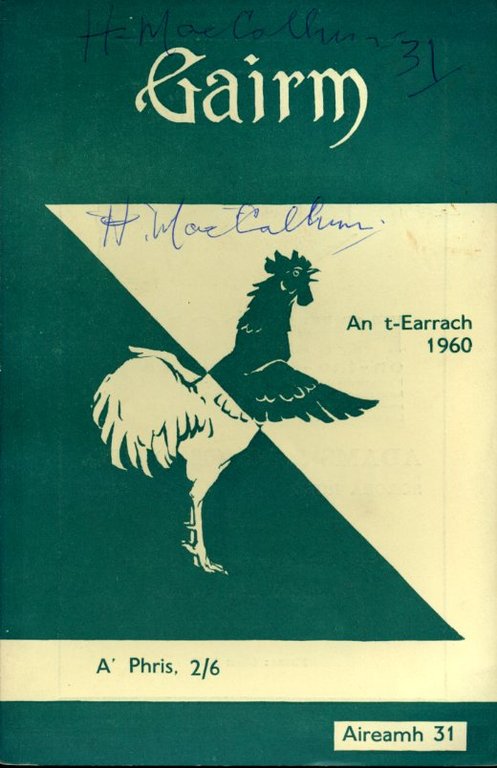 Gairm : Spring 1960 - No 31 | Immagine Gallery 2