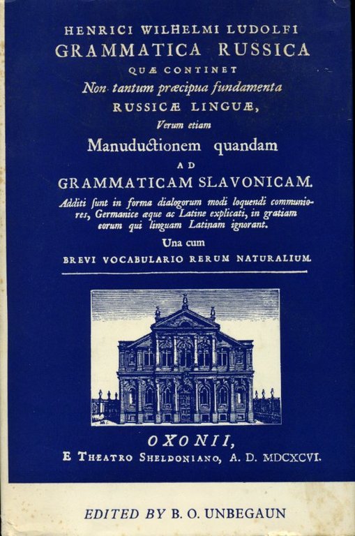 Grammatica Russica : Oxonii A. D. MDCXCVI | Immagine Gallery 2
