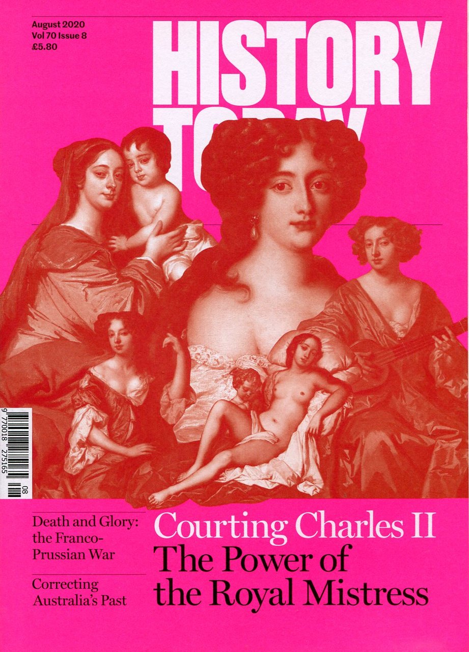 History Today : August 2020 : Vol. 70 Issue 8 | Immagine principale