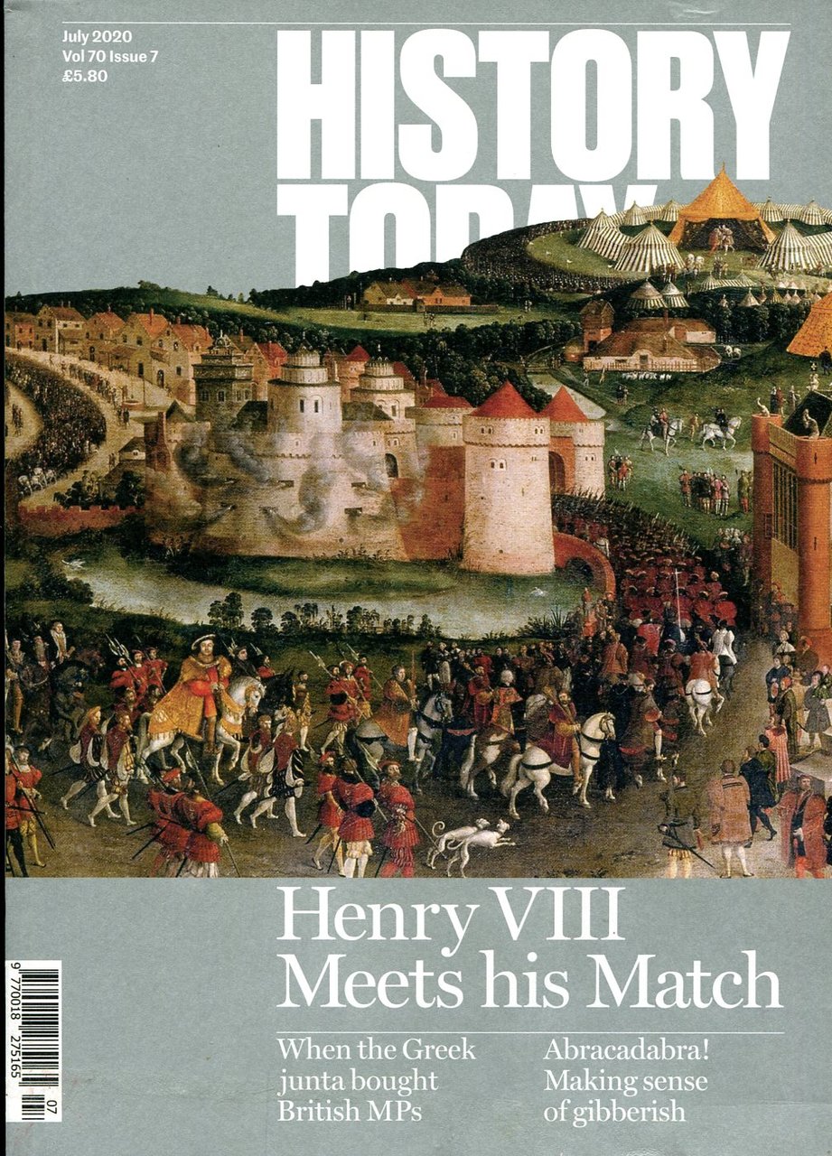 History Today : July 2020 : Vol. 70 Issue 7 | Immagine principale