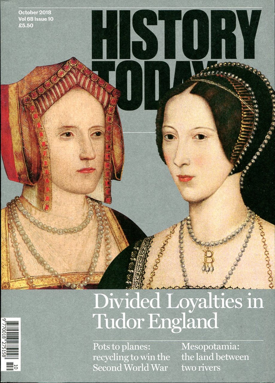 History Today : Oct 2018 : Vol. 68 Issue 10 | Immagine principale