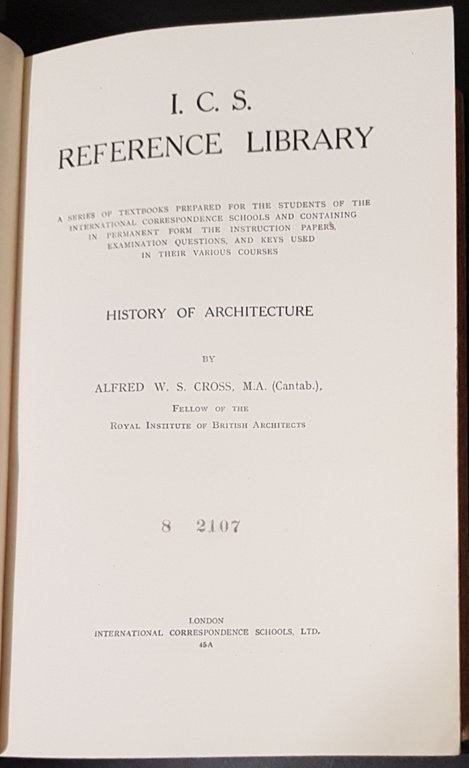 I. C. S. Reference Library : History of Architecture - … | Immagine Gallery 2
