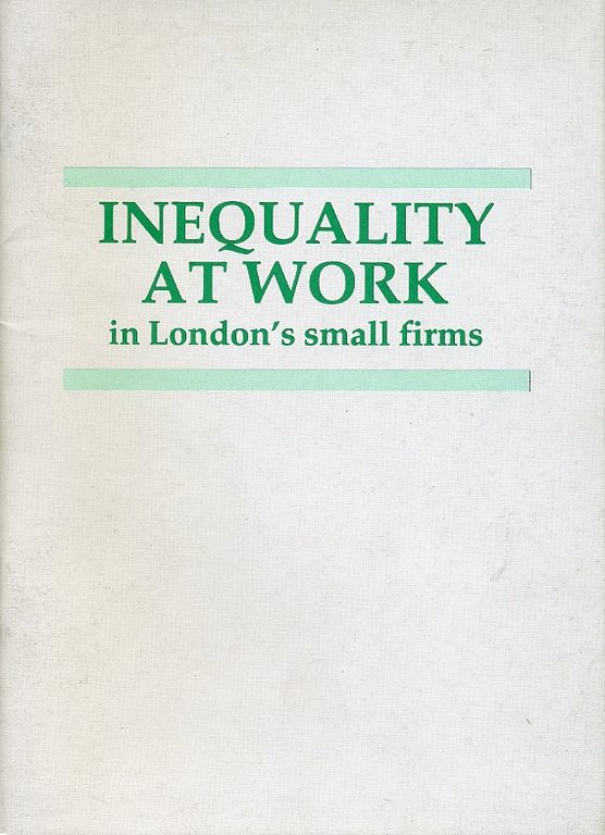 Inequality at Work in London's Small Firms | Immagine Gallery 2