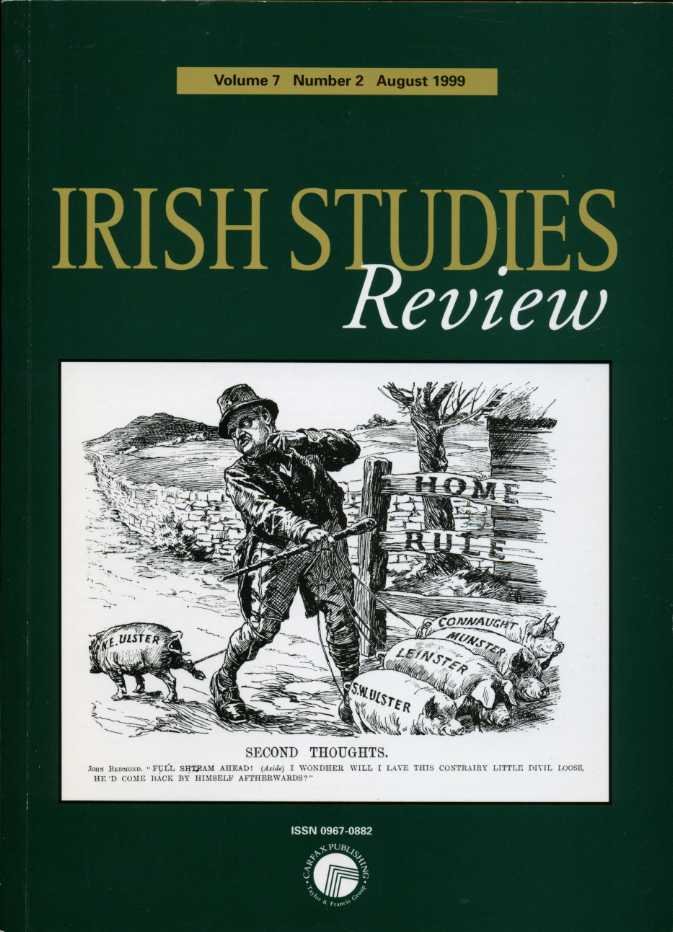 Irish Studies Review : Volume 7 Number 2 August 1999 | Immagine principale