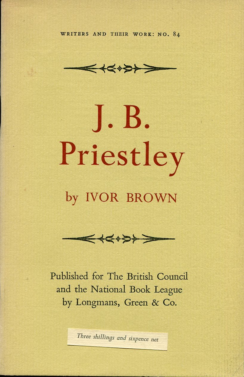 J. B. Priestley : Writers and their Work No 84 | Immagine principale