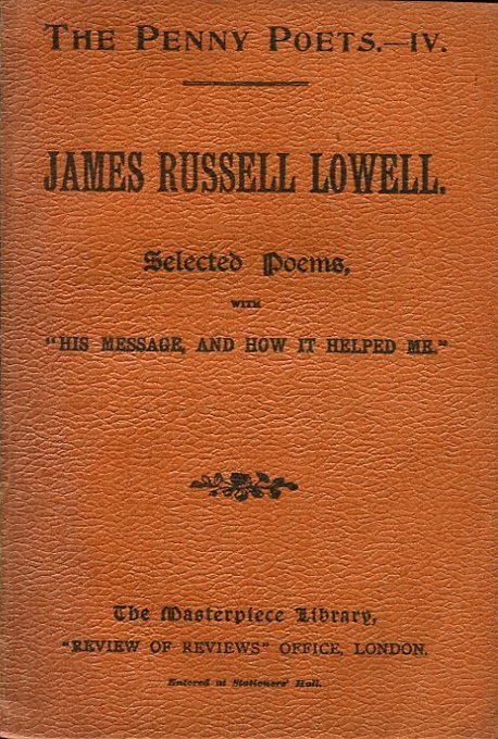 James Russell Lowell : Selected Poems : The Penny Poets … | Immagine Gallery 2