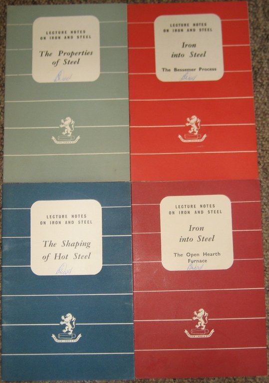 Lecture Notes on Iron and steel (4 booklets) | Immagine Gallery 2