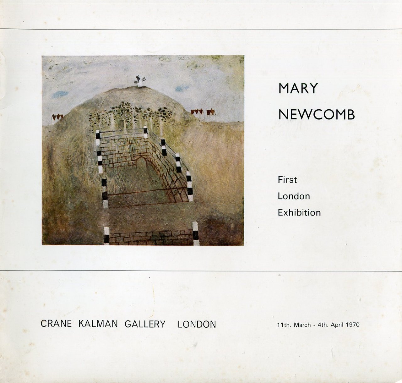 Mary Newcombe : First London Exhibition : 11 Mar - … | Immagine principale